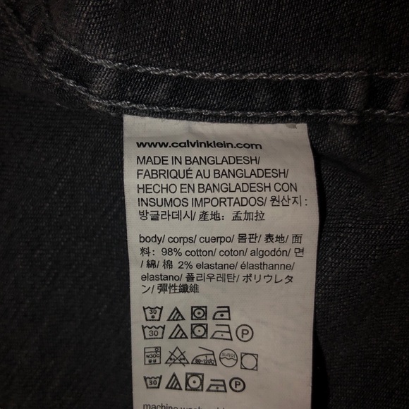 CALVIN KLEIN | GREY JEAN JACKET - Picture 4 of 5